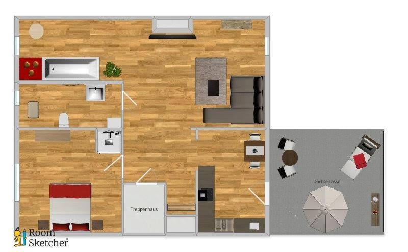 Apartamento HarMonie Penthouse In Blankenburg Blankenburg  Exterior foto